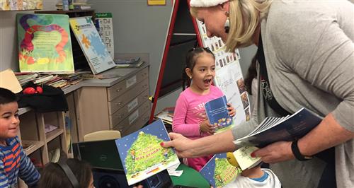 Jones Elementary Gives a Book to Every Student 